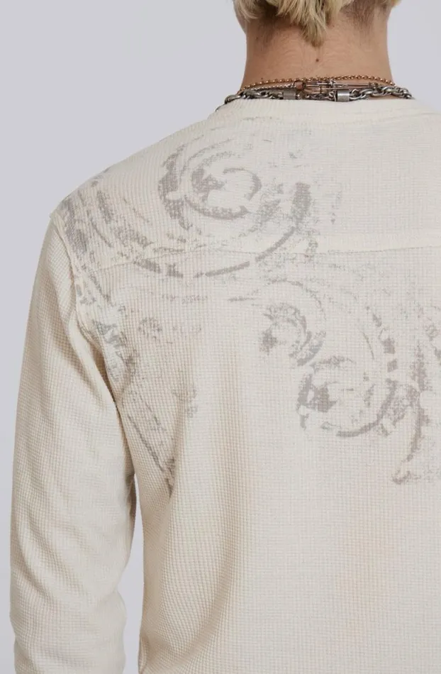 TShirts Men Jaded London Sanctified Waffle Henley