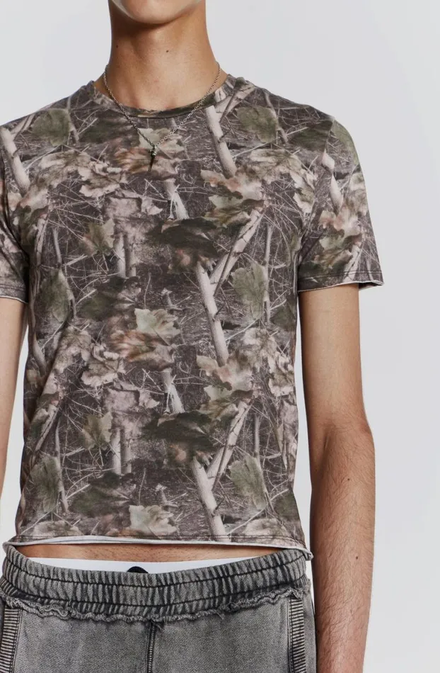 TShirts Men Jaded London Woodland Shrunken Tee