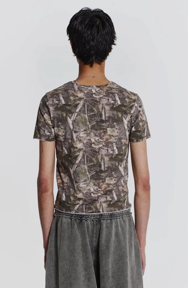 TShirts Men Jaded London Woodland Shrunken Tee