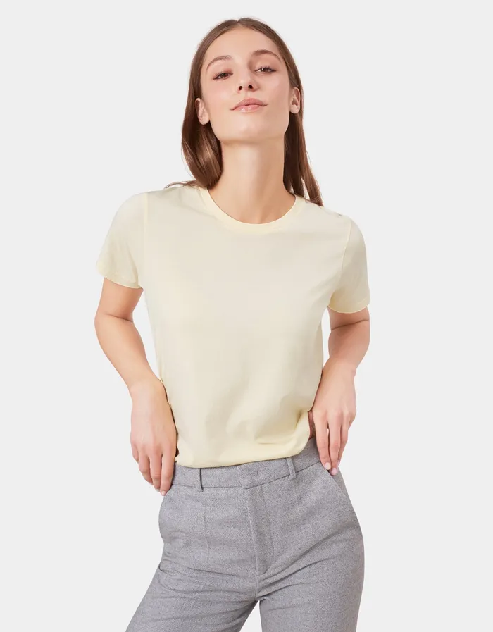 TShirts Women Women Light Organic Tee 8211 Ivory White Colorfulstandard