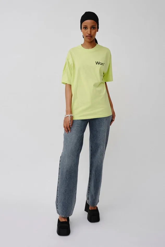 The Staff Tee W 8211 Daiquiri Green Women Won Hundred Tops and Tshirts