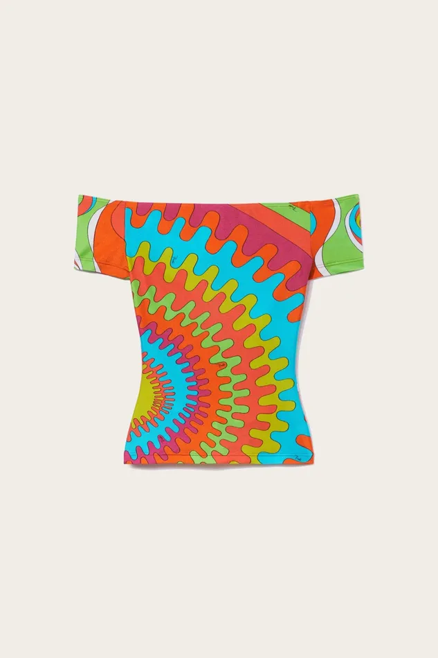 Tops And Shirts Women PUCCI BersaglioPrint Top