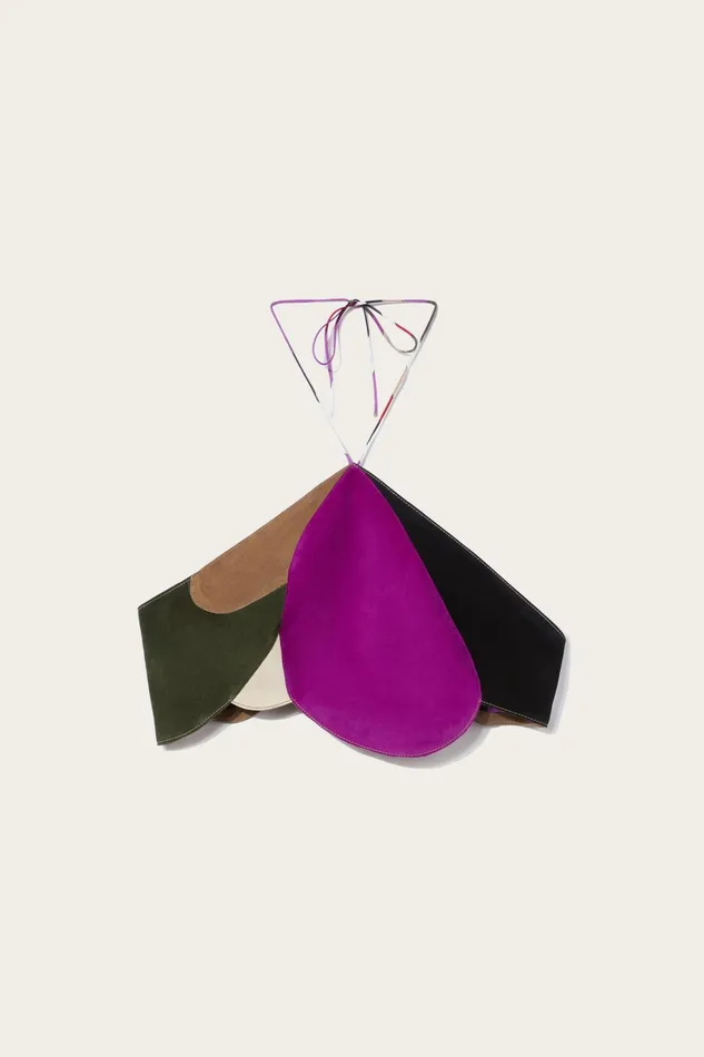 Tops And Shirts Women PUCCI Goccia Suede Top