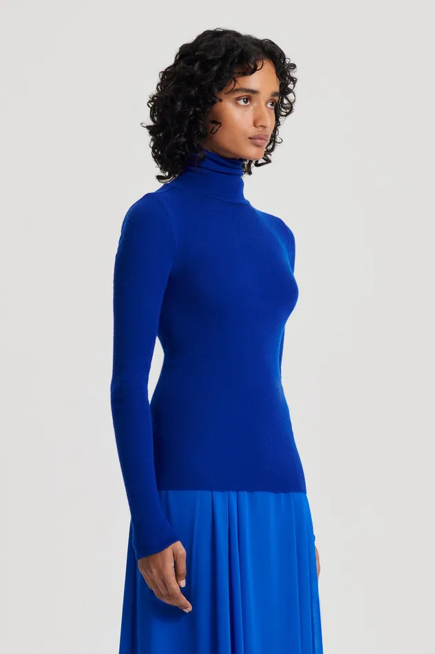 Tops BABYWOOL POLO COBALT 8211 Scanlan Theodore Women