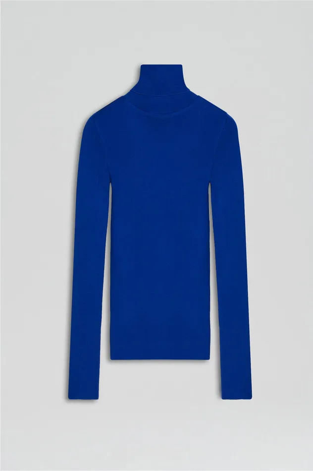 Tops BABYWOOL POLO COBALT 8211 Scanlan Theodore Women