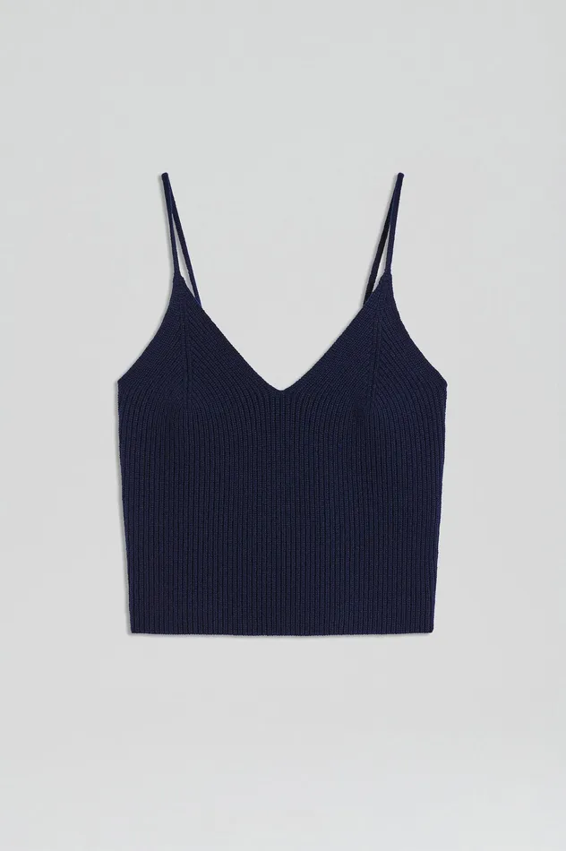 Tops CASHMERE CAMISOLE NAVY X Scanlan Theodore Women