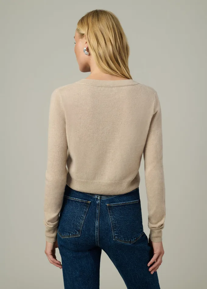 Tops Joe8217s Jeans Women THE DANI CASHMERE CARDIGAN Oatmeal