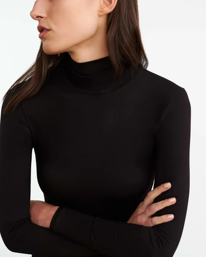 Tops Women KERIA TURTLENECK Black Nili Lotan