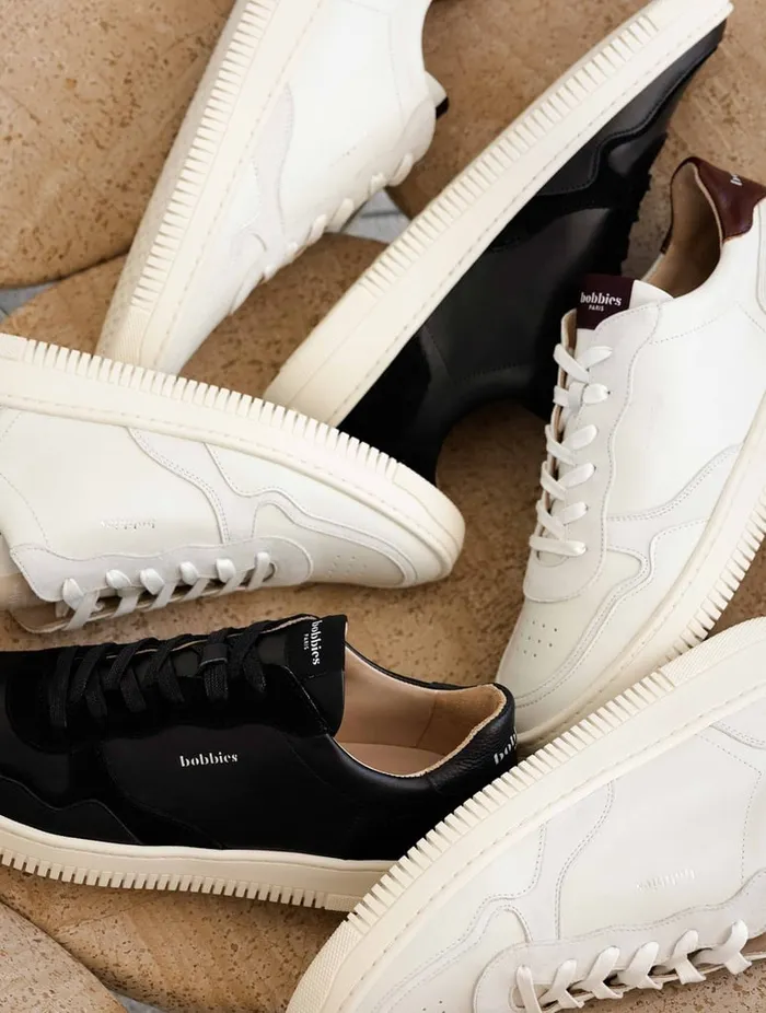 Travis Off White and Foam Men Bobbies Sneakers Travis Off White and Foam Men Bobbies Sneakers