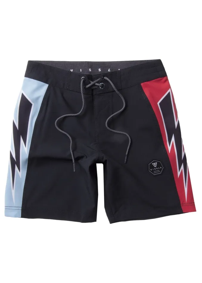 Trimline Bolt 178243 Boys Boardshort Phantom Youth Boardshorts Vissla