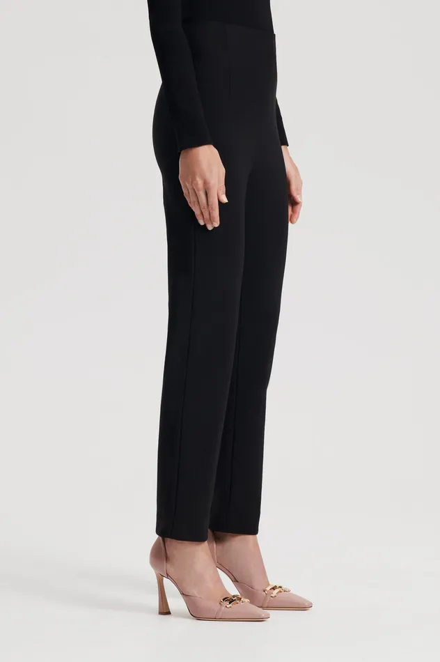 Trousers ITALIAN HIGHWAIST SLIM TROUSER BLACK 8211 Scanlan Theodore Women