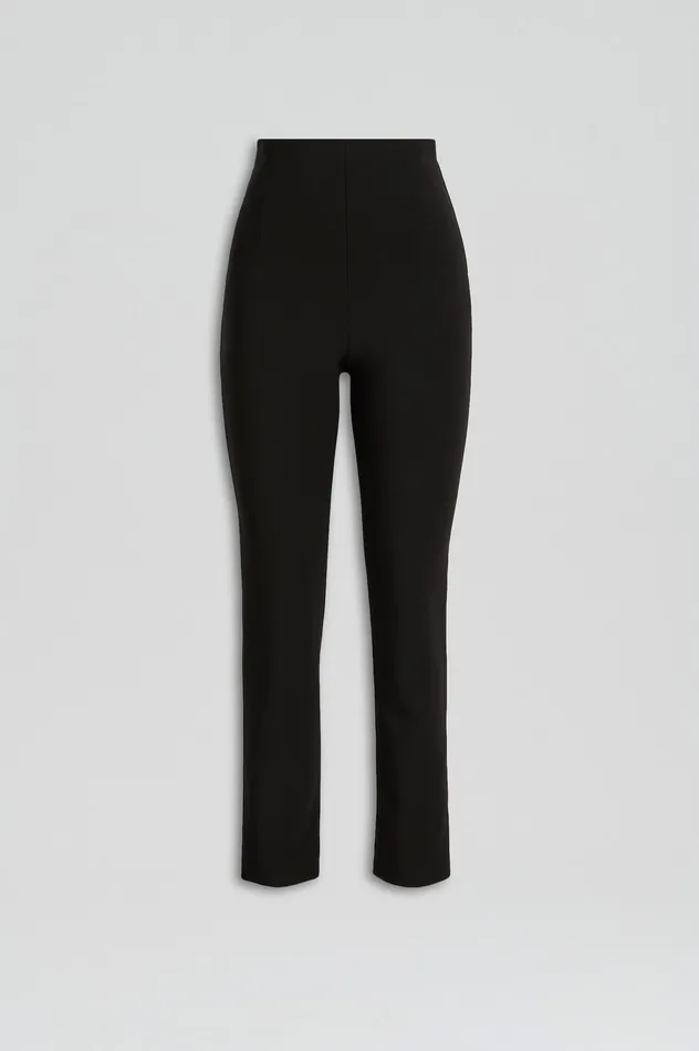 Trousers ITALIAN HIGHWAIST SLIM TROUSER BLACK 8211 Scanlan Theodore Women