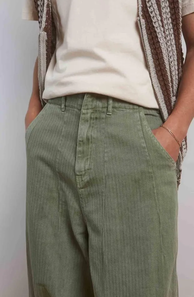 Trousers Men Jaded London Khaki Balloon Pants