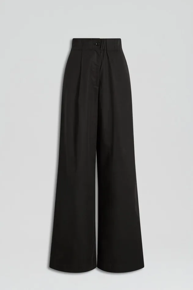 Trousers Women Scanlan Theodore PLEAT CARGO TROUSER BLACK Trousers Women Scanlan Theodore PLEAT CARGO TROUSER BLACK