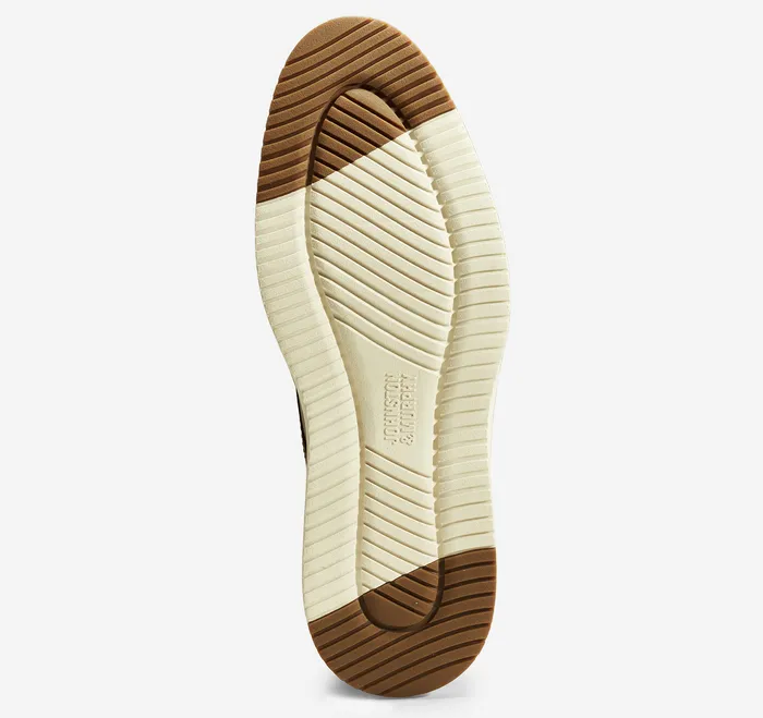 Upton Plain Toe Tan Full Grain LaceUps Johnston and Murphy Men
