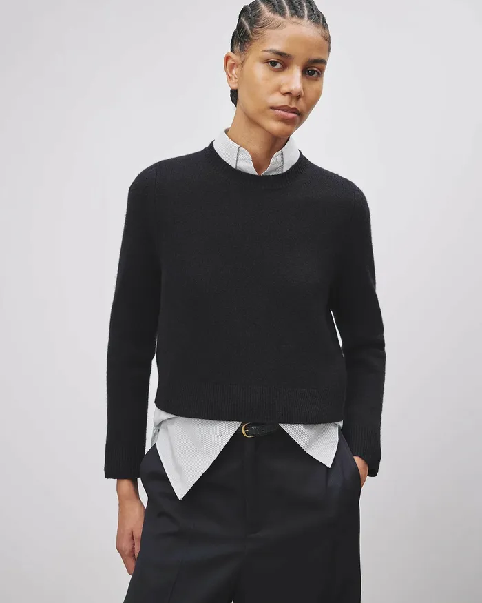 VENUS SWEATER Dark Navy Women Knits and Sweaters Nili Lotan