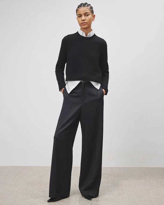 VENUS SWEATER Dark Navy Women Knits and Sweaters Nili Lotan