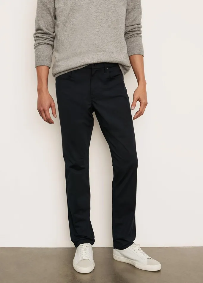Vince Pants and Shorts Men Dylan 5Pocket Traveler Pant Coastal Blue