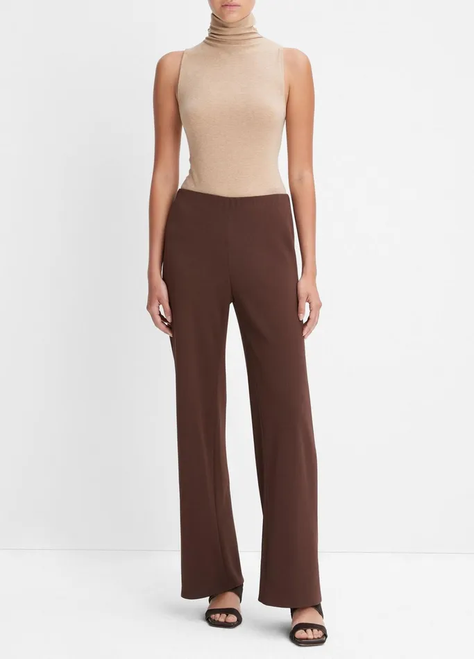 Vince Pants and Shorts Women HighWaist Bias Pant Nut Umber