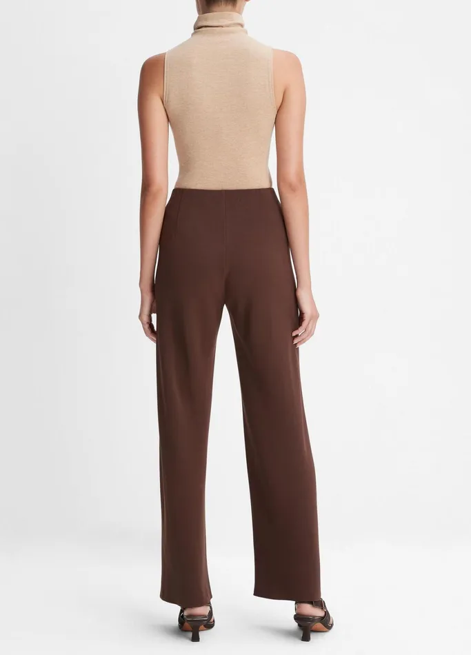 Vince Pants and Shorts Women HighWaist Bias Pant Nut Umber