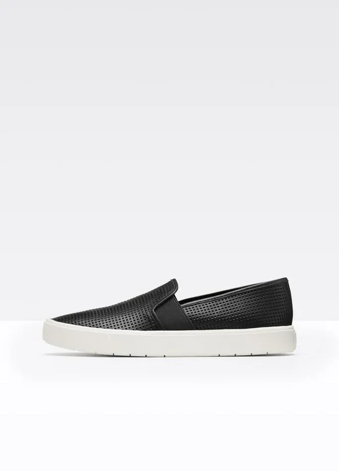 Vince Sneakers Women Perforated Leather Blair Sneaker Black