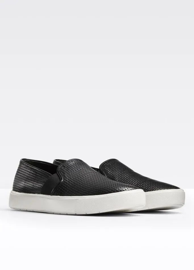 Vince Sneakers Women Perforated Leather Blair Sneaker Black