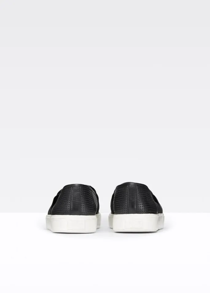 Vince Sneakers Women Perforated Leather Blair Sneaker Black