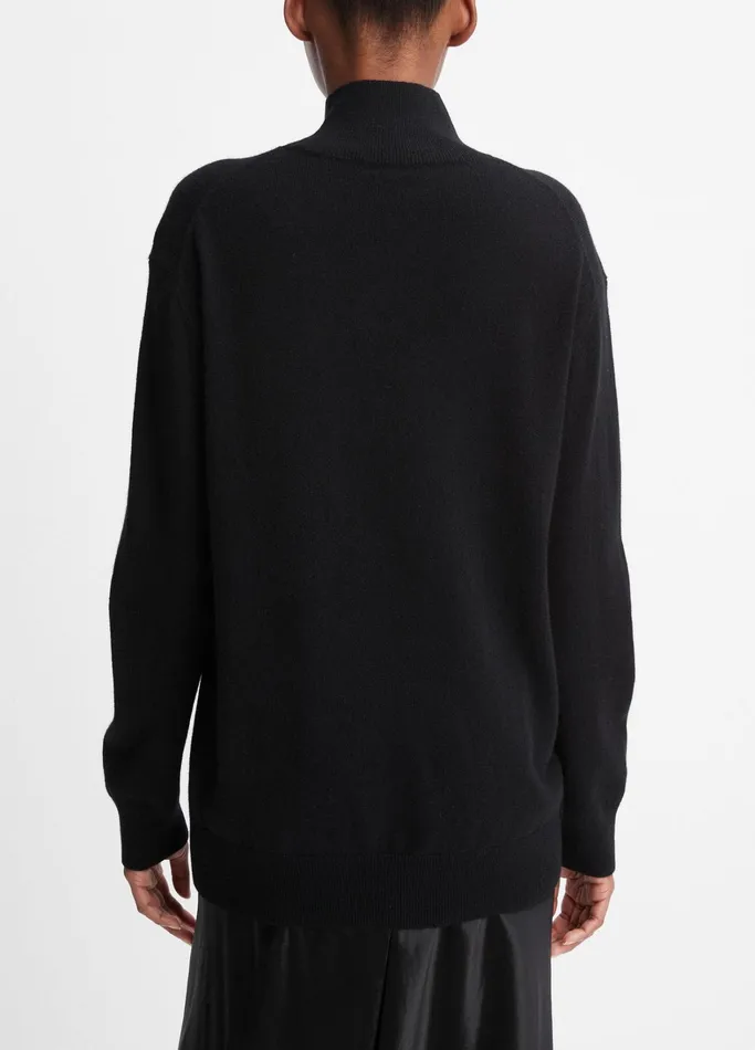 Vince Sweaters Women Cashmere Weekend Turtleneck Sweater Black