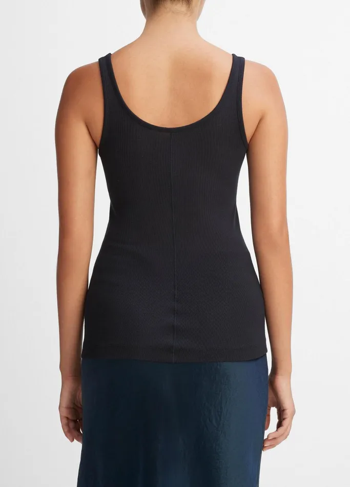 Vince TShirts Women Scoop Neck Tank Coastal Blue