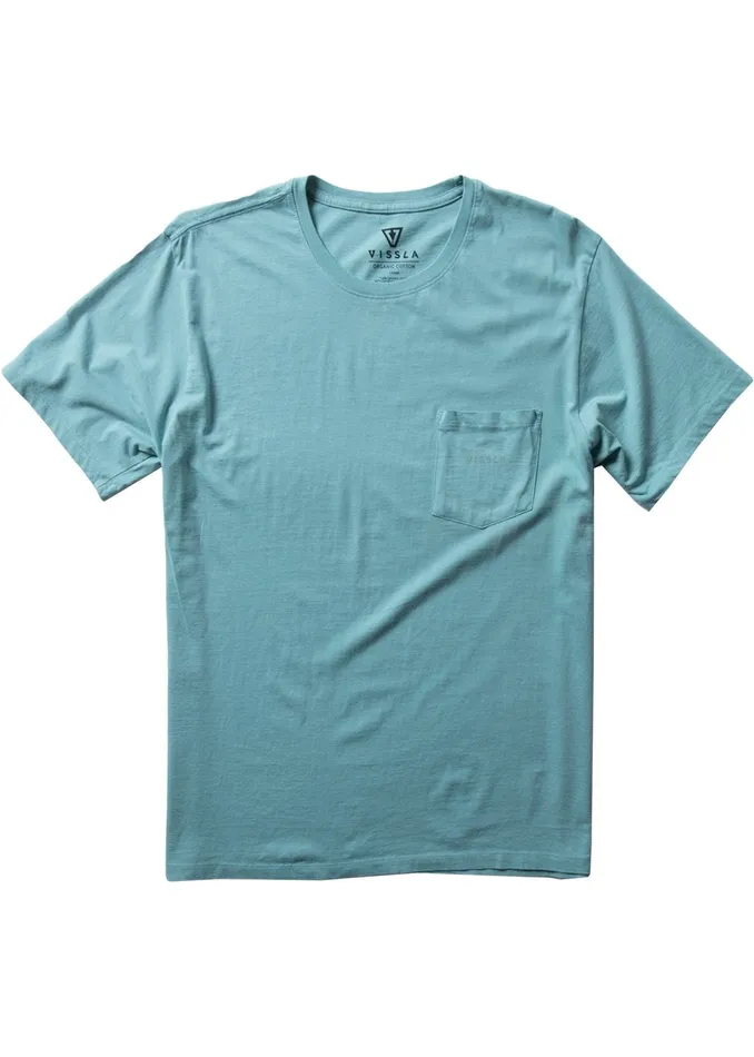 Vintage Vissla Premium Pkt Tee Smokey Jade Premium Tees Vissla Men