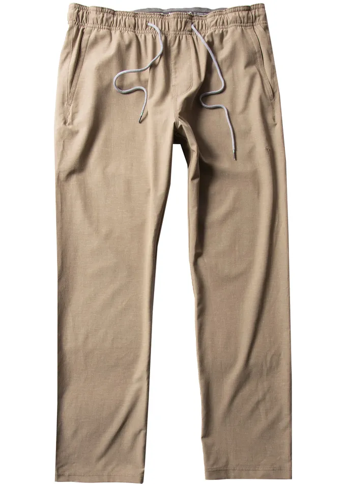 Vissla Hemp No See Ums Eco Elastic Pant Khaki Men Pants and Denim