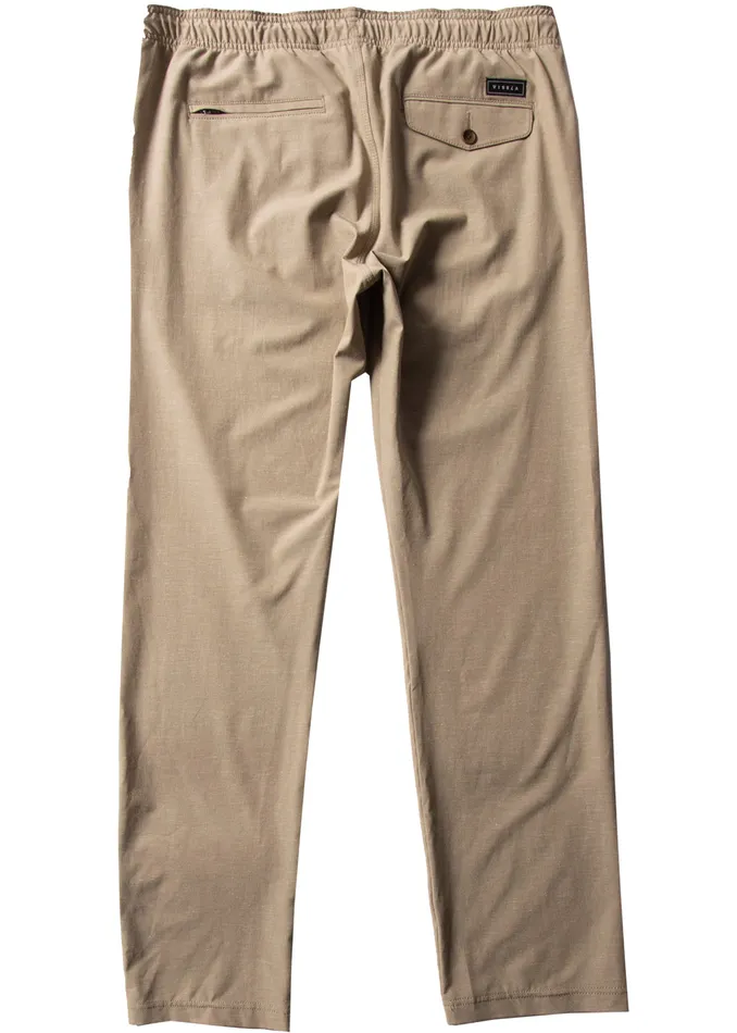 Vissla Hemp No See Ums Eco Elastic Pant Khaki Men Pants and Denim