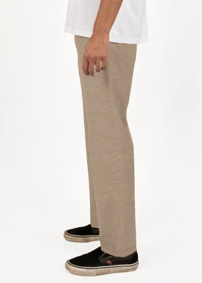Vissla Hemp No See Ums Eco Elastic Pant Khaki Men Pants and Denim