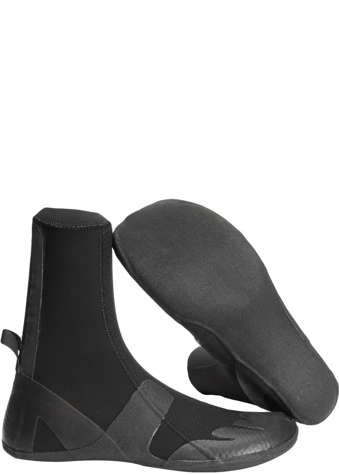 Vissla High Seas 5Mm Round Toe Wetsuit Bootie Black Men High Seas Wetsuits