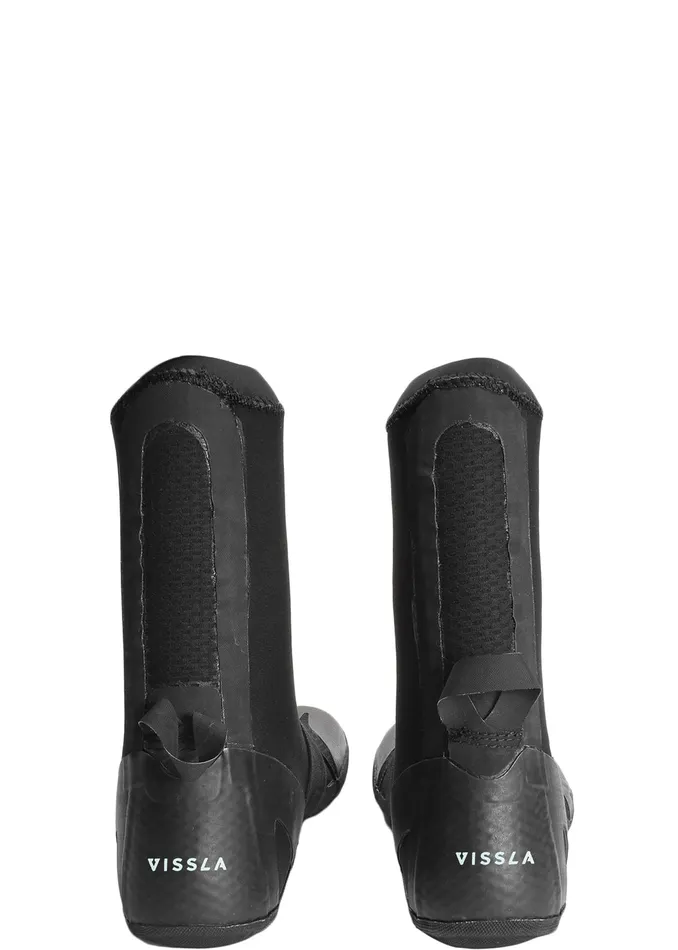 Vissla High Seas 5Mm Round Toe Wetsuit Bootie Black Men High Seas Wetsuits Vissla High Seas 5Mm Round Toe Wetsuit Bootie Black Men High Seas Wetsuits
