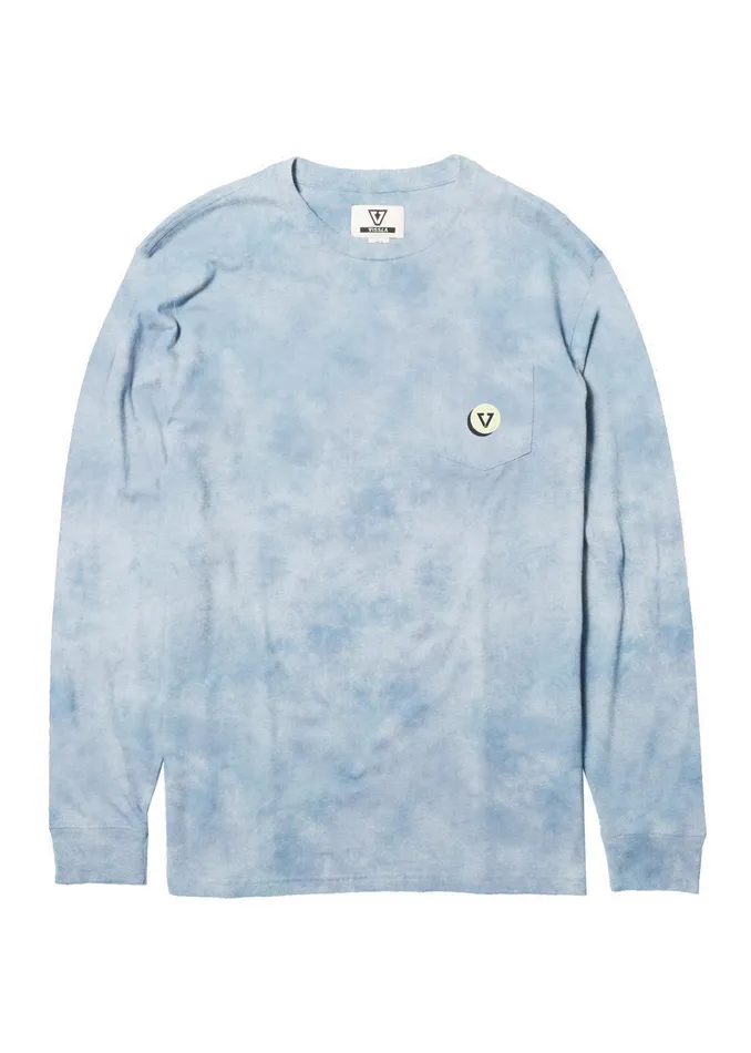 Vissla Long Sleeve Tees Men Filmore Ls Pkt Tee PCB 8211 Pacific Blue