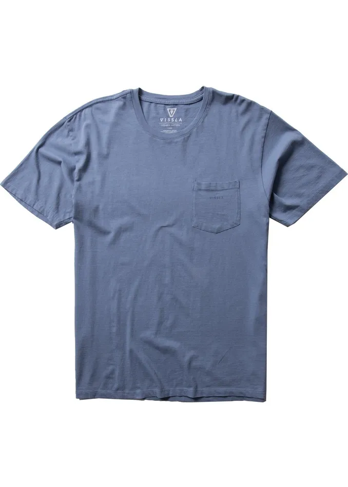 Vissla Vintage Vissla Premium Pkt Tee Slate Men Premium Tees
