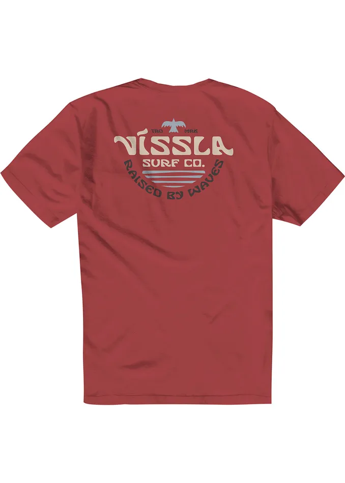Vissla West Winds Premium Pkt Tee Brick Men Premium Tees