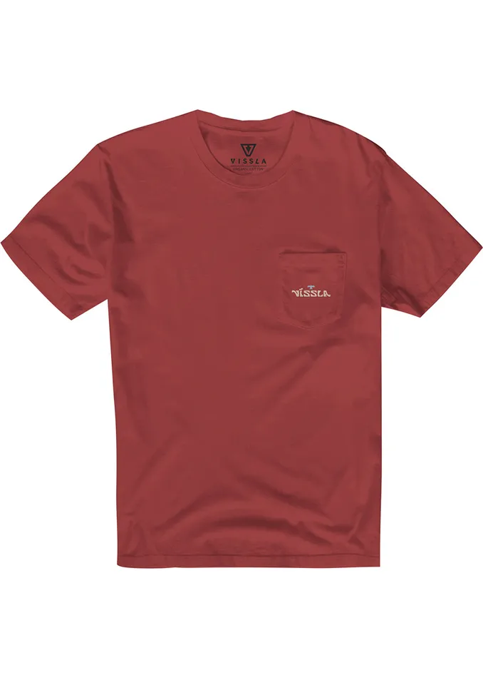 Vissla West Winds Premium Pkt Tee Brick Men Premium Tees Vissla West Winds Premium Pkt Tee Brick Men Premium Tees