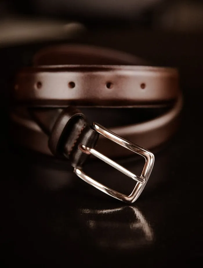 Wagram Intense Brown Men Bobbies Belts