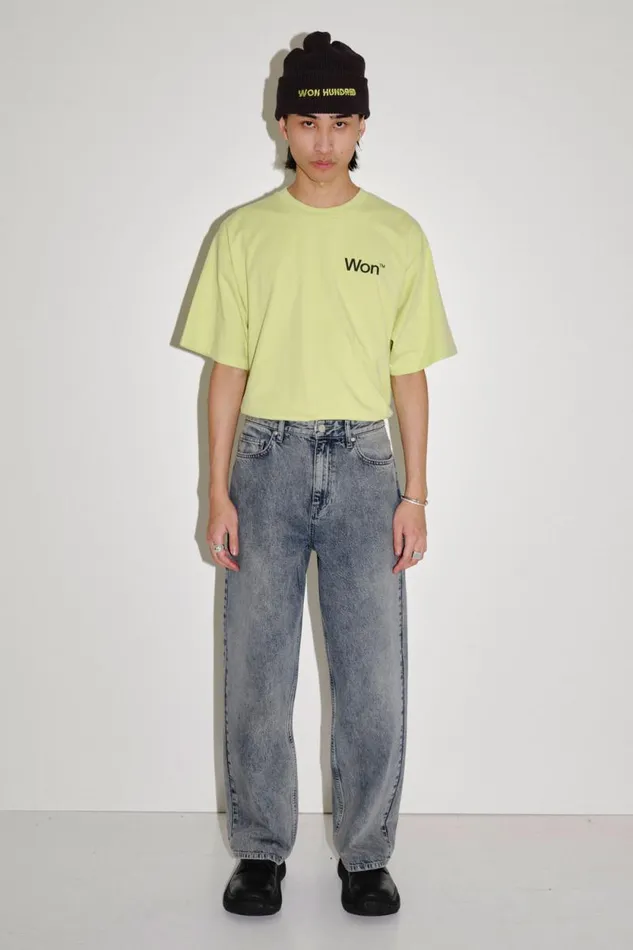 Walker Logo 8211 Seam Blue Men Won Hundred Jeans