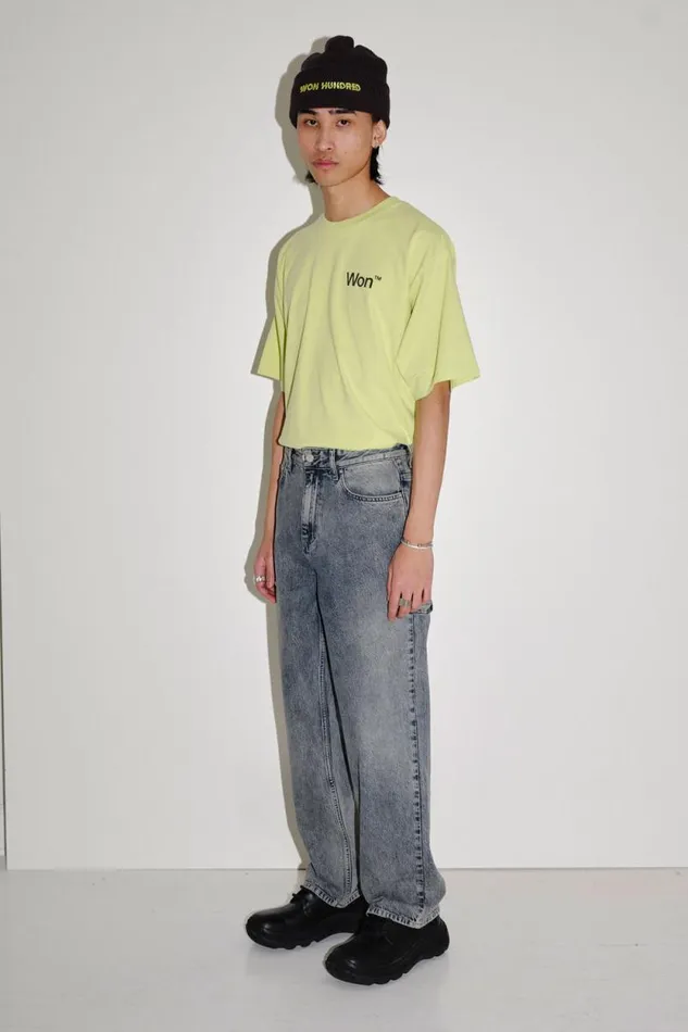 Walker Logo 8211 Seam Blue Men Won Hundred Jeans