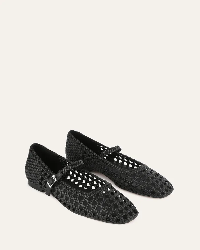 Willis casual flats black leather Women BALLET jomercer