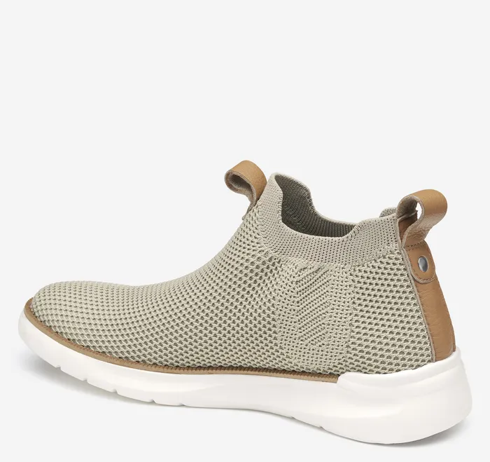 Women8217s Shoes Johnston and Murphy Women Emery Knit Chelsea Boot Taupe Knit