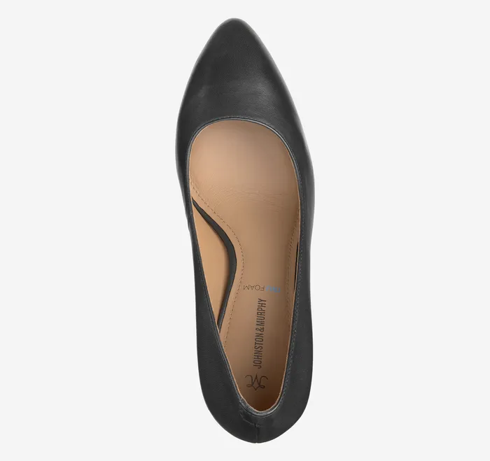 Women8217s Shoes Women Johnston and Murphy Vicki Pump Black Glove Leather