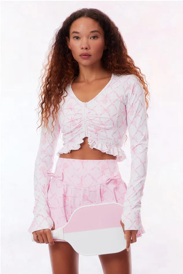 Women Active LoveShackFancy Medway Zip Sweetheart Pink