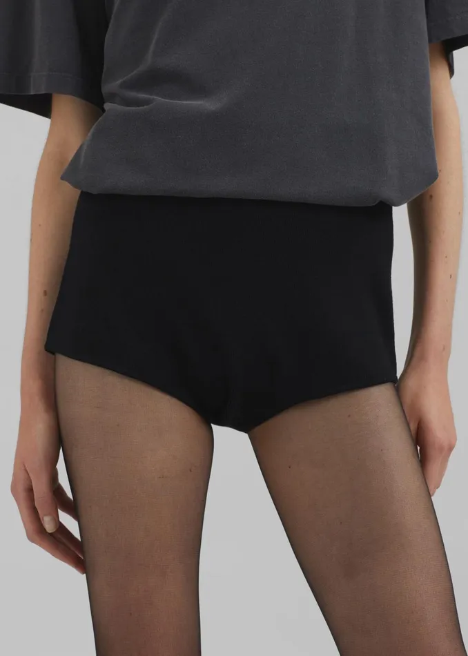 Women Alissa Knit Briefs 8211 Black The Frankie Shop Loungewear