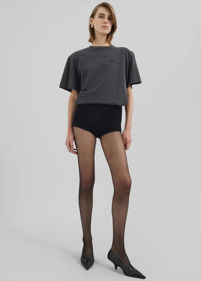 Women Alissa Knit Briefs 8211 Black The Frankie Shop Loungewear