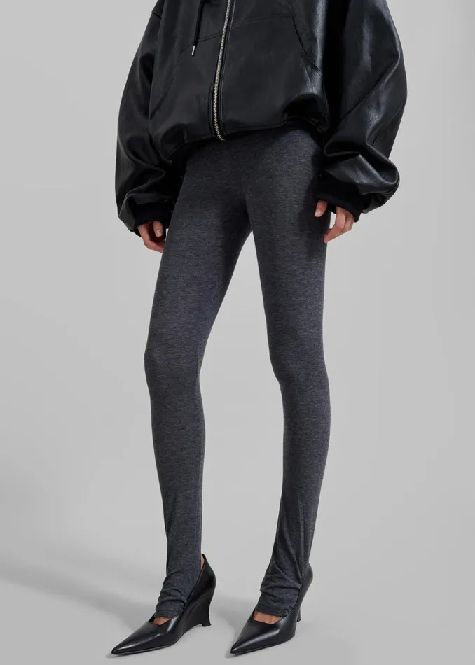 Women Alondra Leggings 8211 Dark Grey The Frankie Shop Bottoms