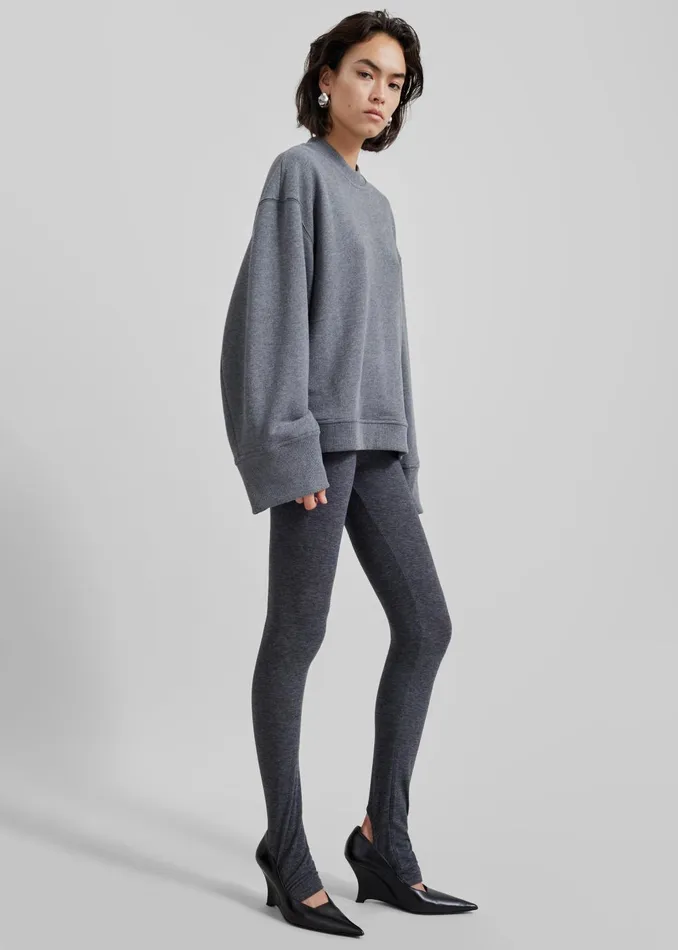 Women Alondra Leggings 8211 Dark Grey The Frankie Shop Bottoms